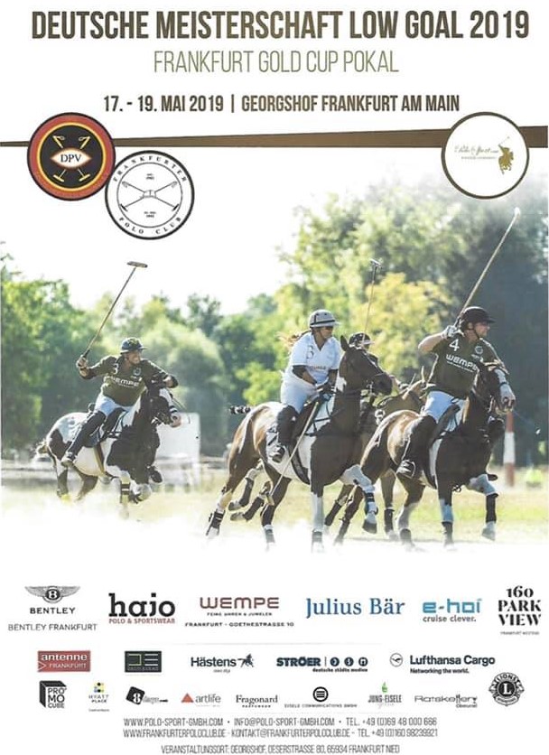 Event Plakat der DM im Low Goal 2019 Event Plakat der DM im Low Goal 2019